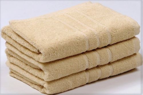 Froté ručník UNI 50x100 cm krémová