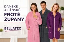 Froté župan dámský růžový (2)
