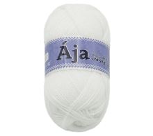 Příze ÁJA bílá 50g / 217 m Příze ÁJA bílá 50g / 217 m