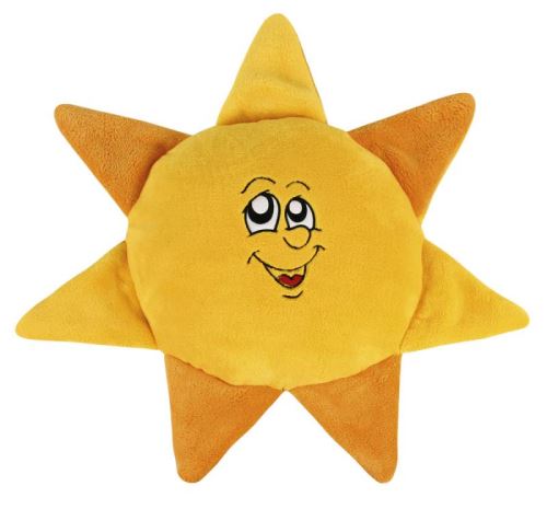 Tvarovaný polštářek sluníčko prům. 34 cm
