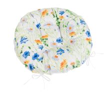 Sedák Adéla prošívaný kulatý Modrá,Žlutá,Bílá průměr 40 cm Sedák Adéla prošívaný kulatý Modrá,Žlutá,Bílá průměr 40 cm