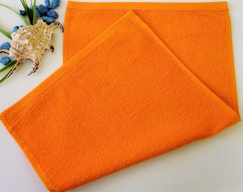 Dětský froté ručník 30x50 cm oranžový