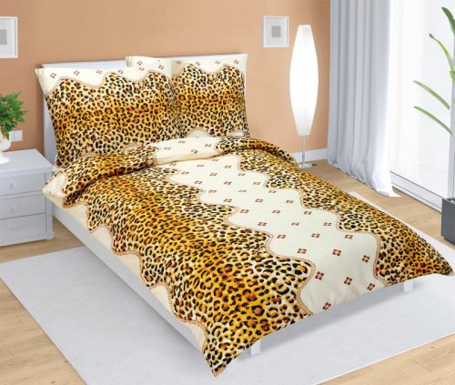 Povlečení krepové leopardí vzor