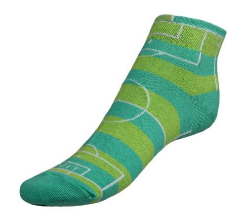 Ponožky nízké Fotbal zelená