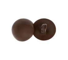 Knoflík - balení po 6 ks tmavě hnědá prům. 10 mm