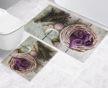 3D tisk  sada - BEZ VÝKROJE levandule sada (60x100, 60x50 cm WC - bez výkroje ) (1)