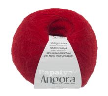 Příze ANGORA MERINO červená 100g / 550 m