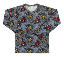 Triko dlouhý rukáv Žlutá,Červená,Šedá