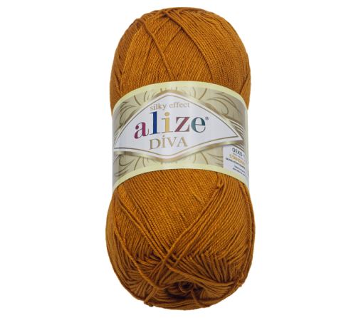 Příze DIVA skořicová 100g / 350 m
