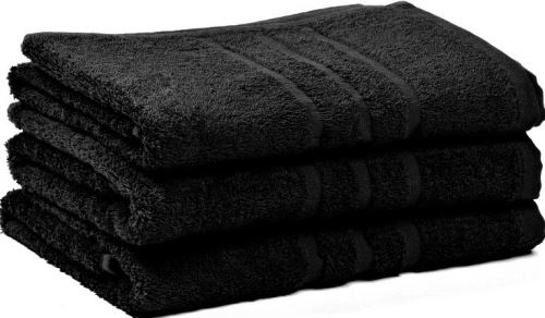 Froté ručník UNI 50x100 cm černý