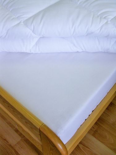 Bavlněné prostěradlo 130x150 cm (bílé)