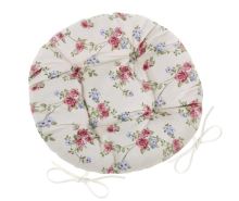 Sedák DITA kulatý prošívaný pnoucí růžička - růžová, béžová, zelená průměr 40 cm Sedák DITA kulatý prošívaný pnoucí růžička - růžová, béžová, zelená průměr 40 cm