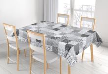 Ubrus ADÉLA Patchwork šedá (1)