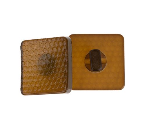 Knoflík - balení po 3 ks zlatá 1,8x1,8 mm