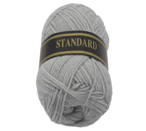 Příze STANDARD světle šedá 50g / 150 m