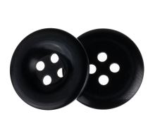 Knoflík - balení po 3 ks černá prům. 23 mm