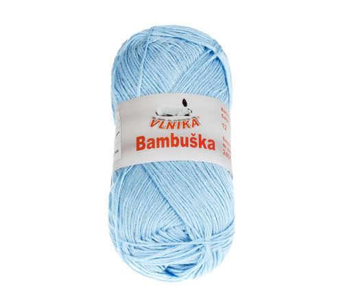 Příze BAMBUŠKA světle modrá 50g / 205 m
