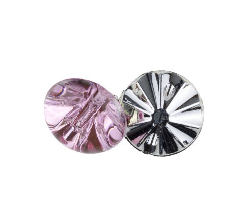 Knoflík růžový prům. 13 mm