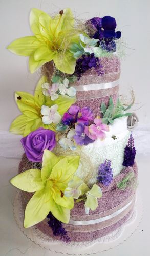 Veratex Textilní dort třípatrový Provence