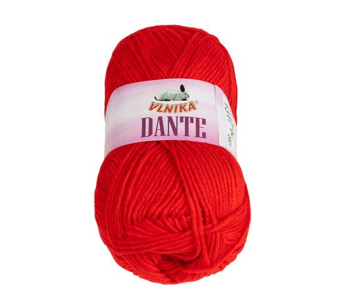 Příze DANTE červená 100g / 160 m