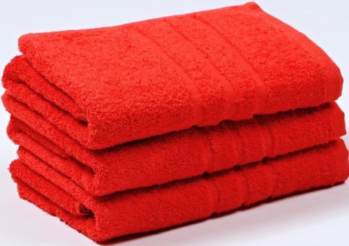 Froté ručník UNI 50x100 cm červený