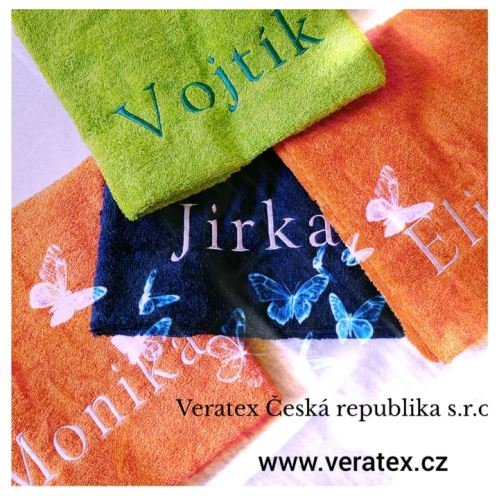 Ručník se jménem, přezdívkou dětský 30/50cm krémová