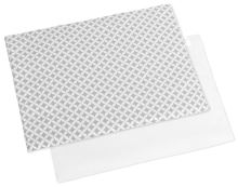 Polštářek pro kojence do postýlky kosočtevrce - šedá, bílá 42x32 cm - tenký (1)