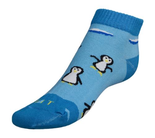 Ponožky nízké Tučňák modrá