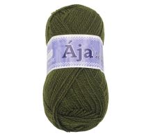 Příze ÁJA tmavě zelená 50g / 217 m Příze ÁJA tmavě zelená 50g / 217 m