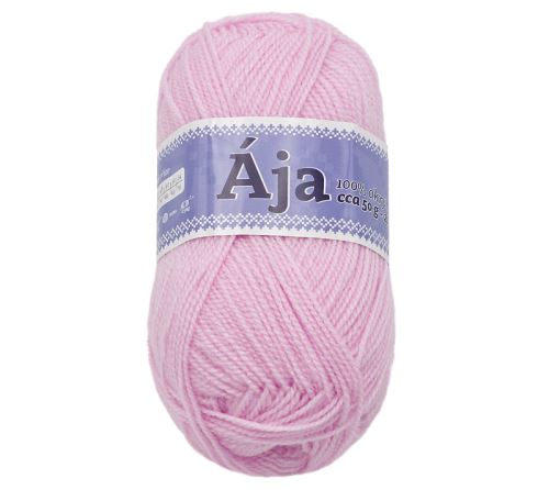 Příze ÁJA světle růžová 50g / 217 m