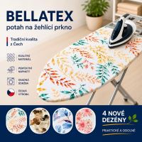 Potah na žehlicí prkno Béžová,Zelená,Bílá délka 110-120 cm a šířka 30–38 cm (1)