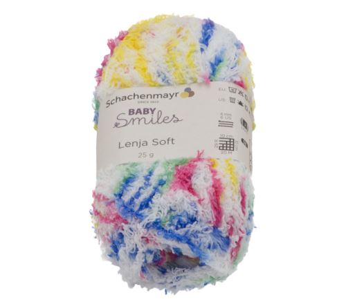 Příze LENJA SOFT barevný melír 25g / 85 m
