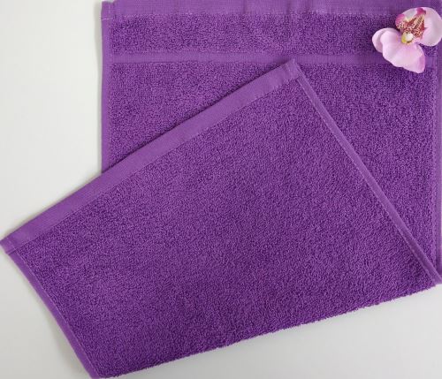 Dětský froté ručník 30x50 cm fialový