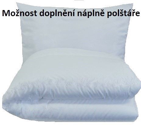 Set přikrývky a polštáře 50% BAVLNA/50% PES 140x200+70x90cm u polštáře lze doplni náplň 1000g/ 950g celoroční SKLADEM POSLEDNÍ 1KS