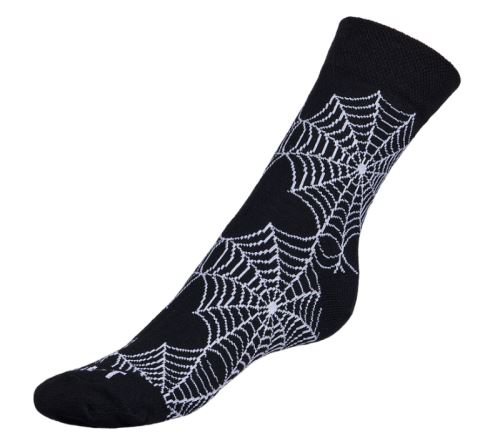 Ponožky Pavouk černá