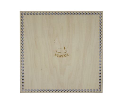 Dno - víko překližkové přírodní 30x30cm / otvory 8mm