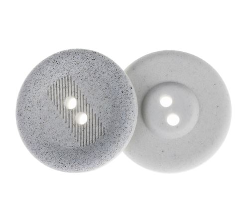 Knoflík - balení po 3 ks světle šedý prům. 25 mm
