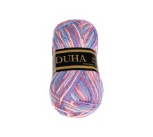 Příze DUHA růžová, fialová, modrá 50g / 150 m