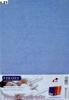 Froté prostěradlo 140x200/16 cm (č.21-sv.modrá)