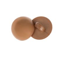 Knoflík - balení po 6 ks hnědá prům. 10 mm