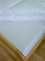 Prestieradlo 2lôžkom s gumou 180x200 cm (biela) (4601)