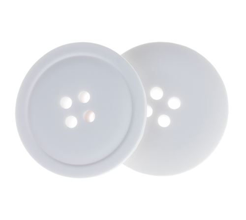 Knoflík - balení po 3 ks bílá prům. 30 mm