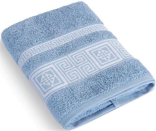 Froté ručník 50x100 cm Řecká kolekce - sv.modrá