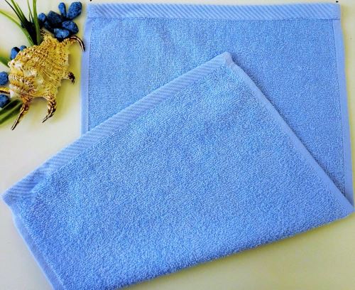Dětský froté ručník 30x50 cm světle modrý