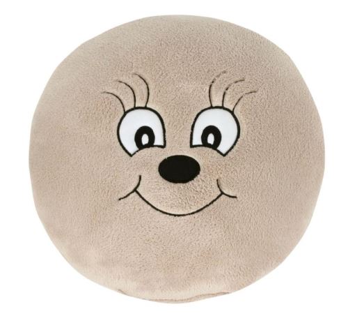 Polštářek Kulička béžová průměr 35 cm