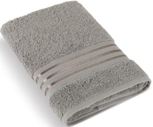 Froté ručník 50x100cm kolekce Linie 500g tmavě šedá