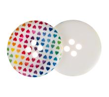 Knoflík - baleno po 2 ks fialová, červená,modrá, žlutá, zelená, červená prům. 50 mm Knoflík - baleno po 2 ks fialová, červená,modrá, žlutá, zelená, červená prům. 50 mm
