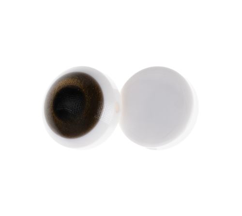 Knoflík - balení po 6 ks zlatá prům. 15 mm