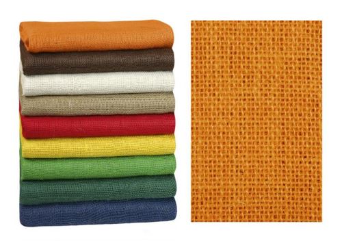 Dekorační jutová plachetka oranžová 1,3m x 3m