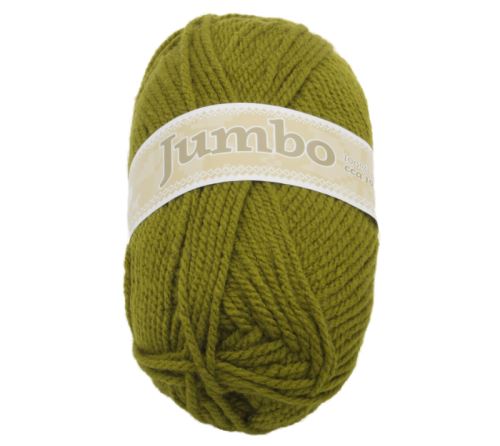 Příze JUMBO khaki zelená 100g / 147 m